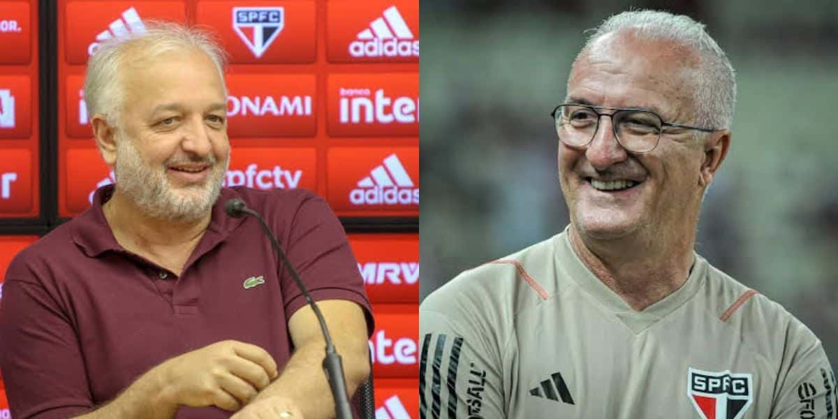 Belmonte e Dorival, profissionais do São Paulo (Foto - Montagem TV Foco).