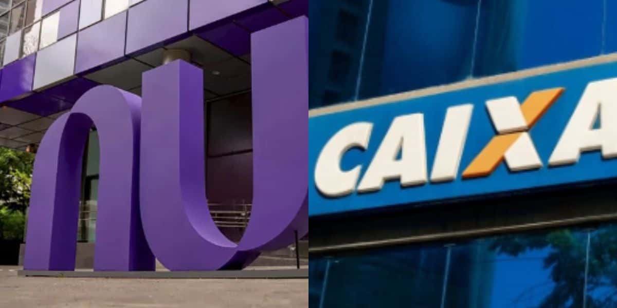 Nubank e Caixa - Foto: Reprodução