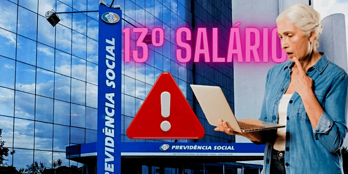 Novo alerta sobre o 13º salário do INSS é emitido hoje (18/10) (Foto Reprodução/Montagem/Tv Foco)