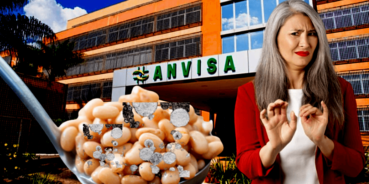 Anvisa determinou proibição de duas marcas amadas de feijão por conter mofo e risco de intoxicação (Foto Reprodução/Montagem/Tv Foco)