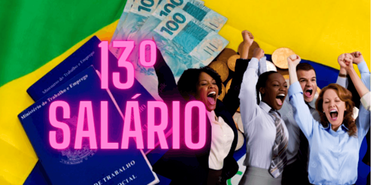 Trabalhadores brasileiros comemoram notícia confirmada sobre 13º salário (Foto Reprodução/Montagem/Tv Foco)