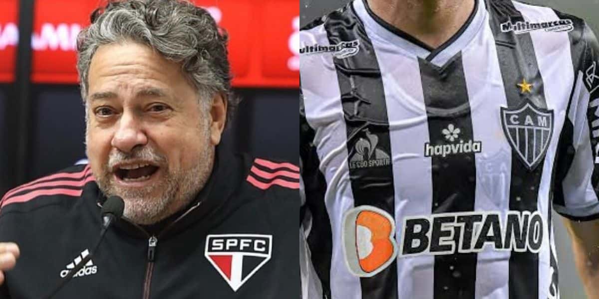 Casares e craque que brilhou no Atlético-MG (Foto - Montagem TV Foco).