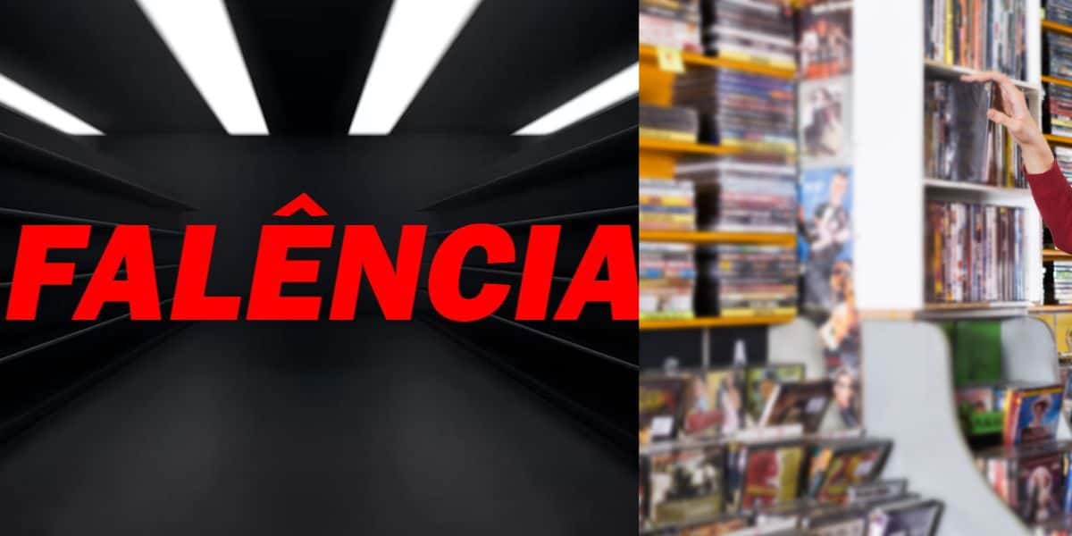Falência e loja de filmes (Rerpodução - Internet)