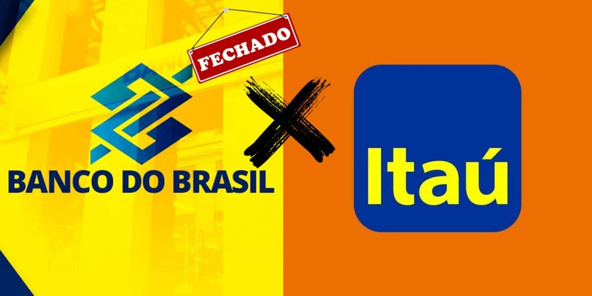 Logo do Banco do Brasil e do Itau - Foto Reprodução Internet