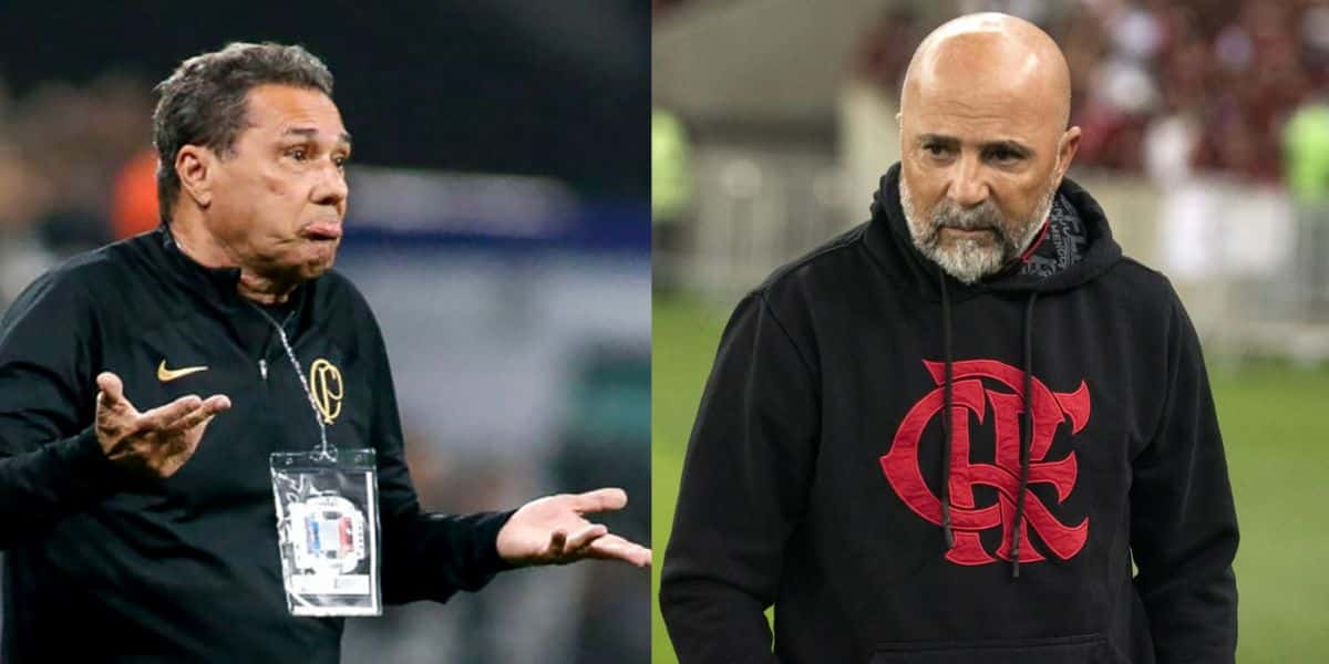Luxemburgo e Sampaoli (Reprodução - Internet)