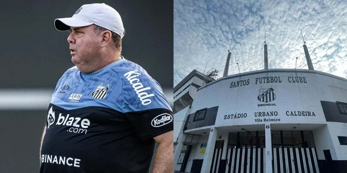 Marcelo Fernandes e Vila Belmiro - (Reprodução Internet)