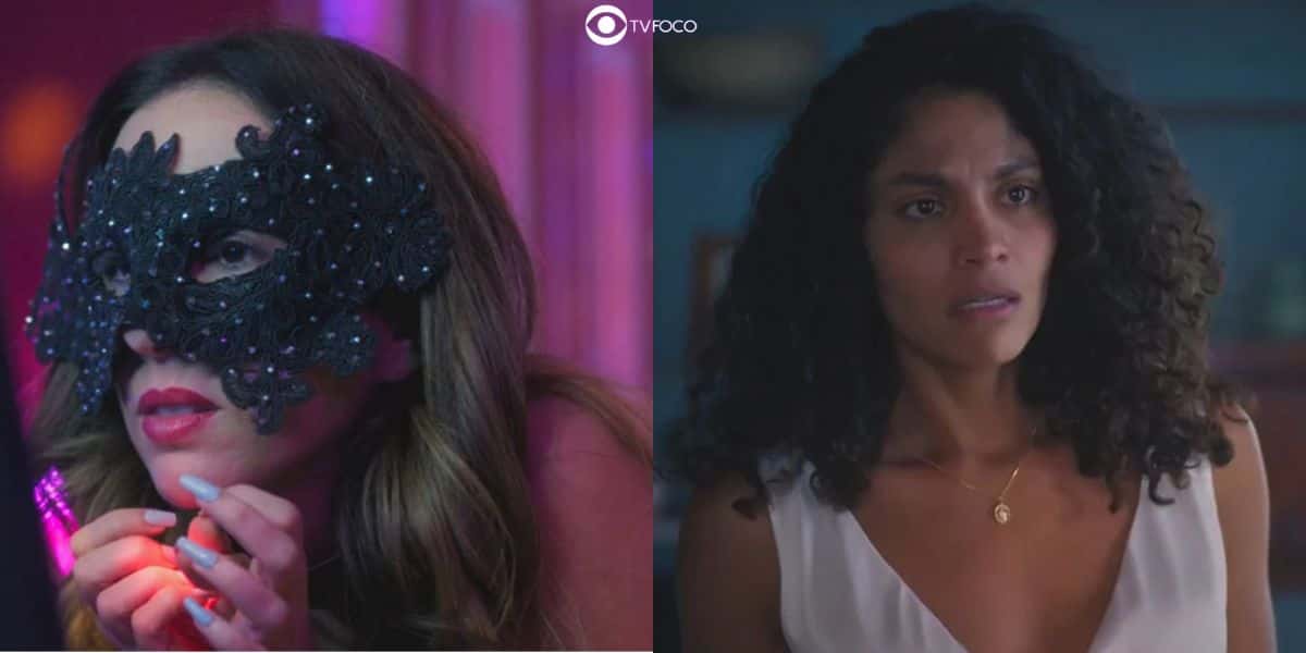 Anely e Aline em Terra e Paixão (Foto: Reprodução / Globo / Montagem TV Foco)