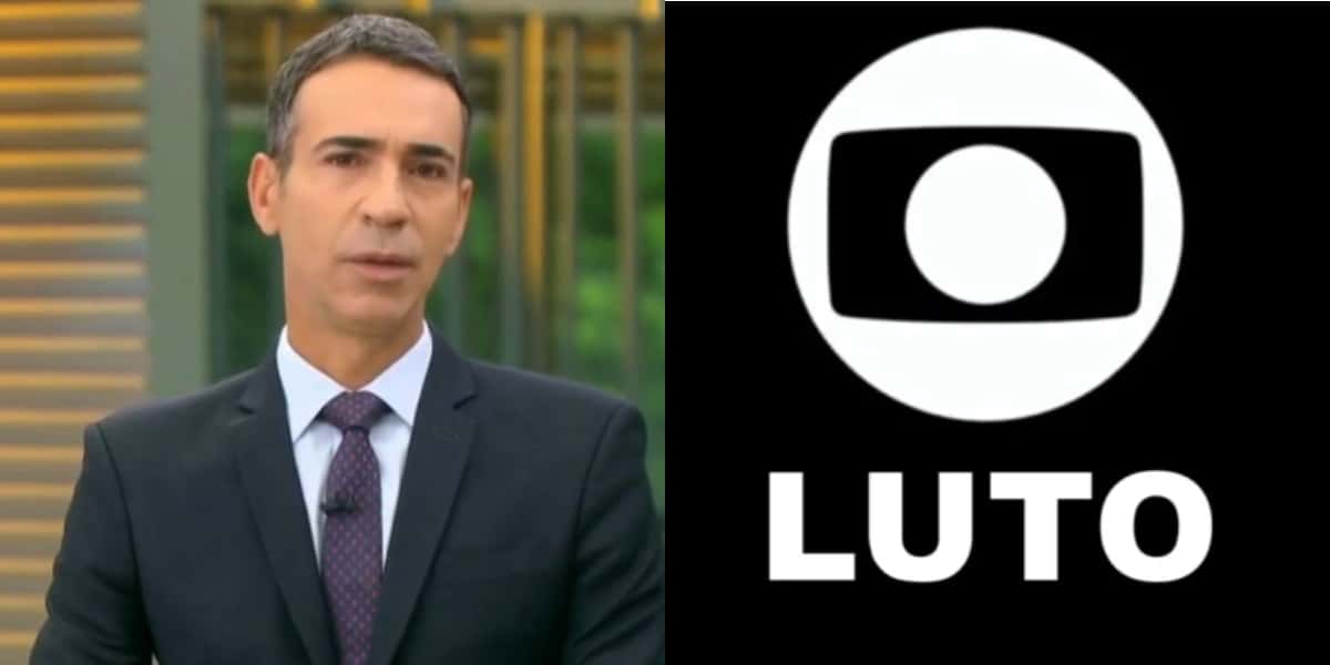No Jornal Hoje, César Tralli expõe morte de jornalista da Globo (Foto: Divulgação)