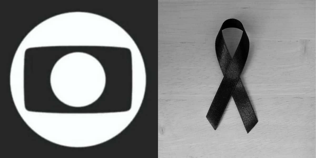 Logo da Globo em luto (Foto: Reprodução / Internet)