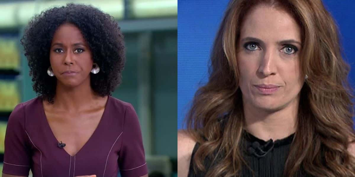 O choro de Poliana Abritta e Maju Coutinho ao perderem o chão com notícia na Globo: “Não consigo mais" (Reprodução/Internet)