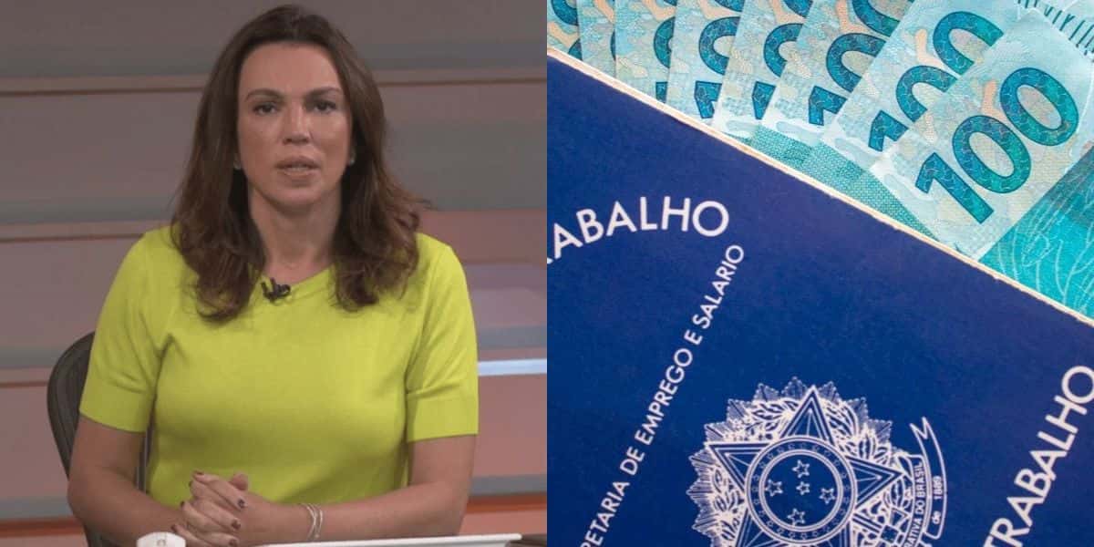 Repercussão de reajuste do salário mínimo em noticiário (Foto: Reprodução / TV Globo)