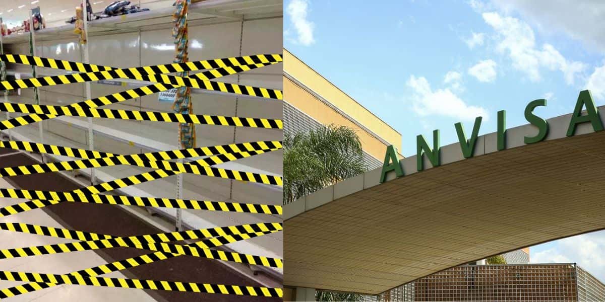 ANVISA acaba de ordenar retirada de produtos de marca - Montagem: TVFOCO
