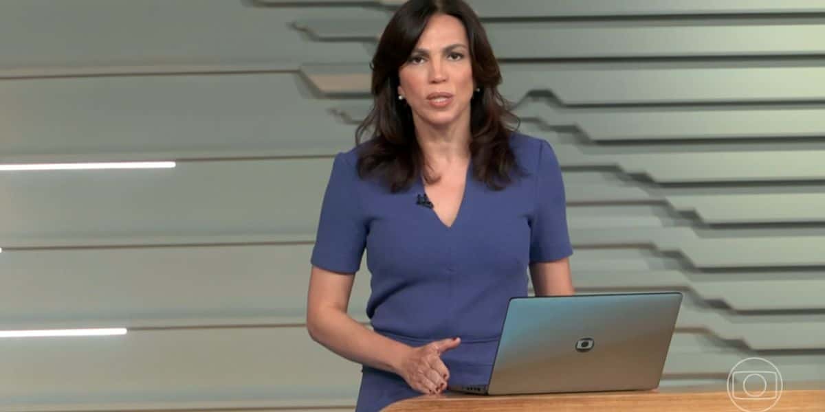 Ana Paula Araújo no Bom Dia Brasil (Foto: Reprodução / Globo)
