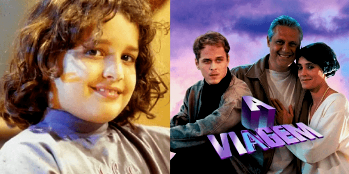 Estrela mirim de "A Viagem" cresceu e se tornou um homem lindo (Foto Reprodução/Montagem/Tv Foco)