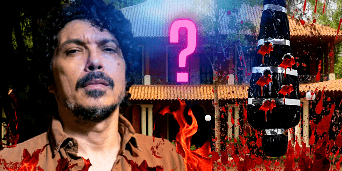 Sidney fará mais uma vítima mortal ao fugir para a mansão dos La Selva. em Terra e Paixão, novela da Globo (Foto Reprodução/Montagem/Tv Foco)