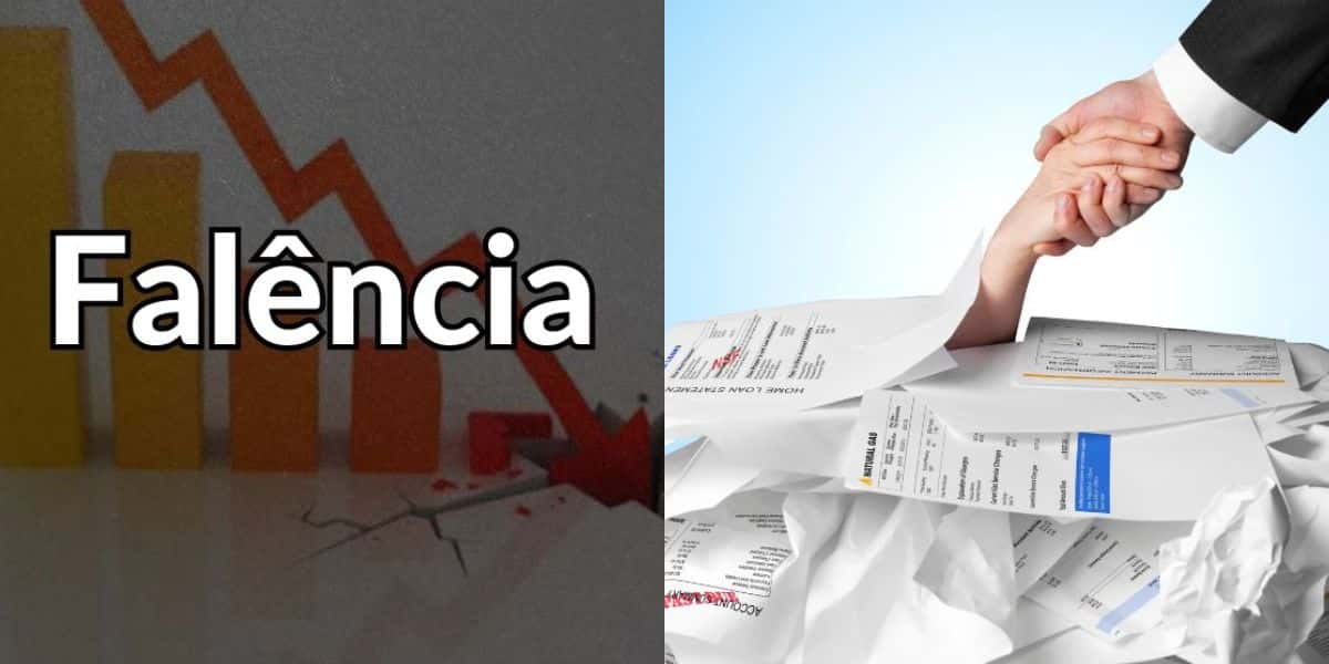 Empresa faz comunicado sobre falência no Brasil - Montagem TVFOCO