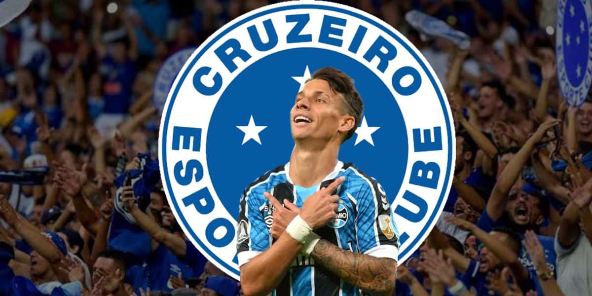 Ferreirinha e escudo do Cruzeiro (Foto - Montagem TV Foco)