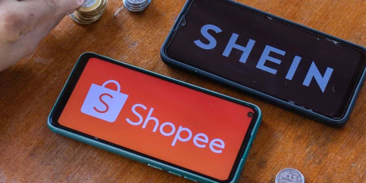 Shein e Shopee - Foto: Internet