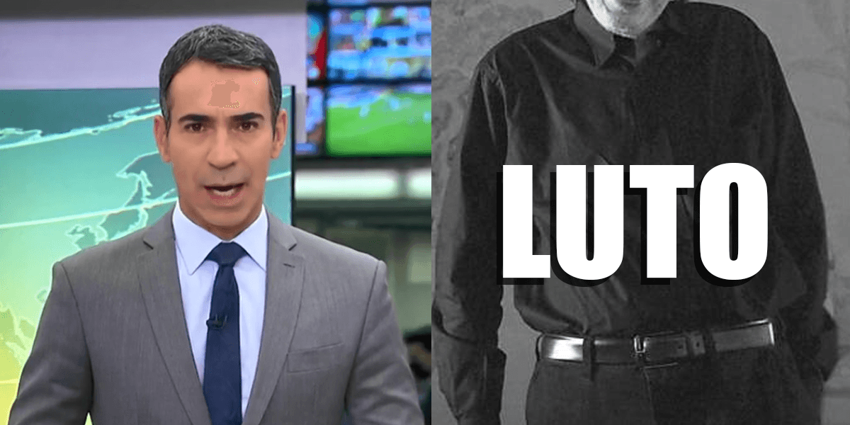 Tralli confirma morte de famoso no JH (Foto: Reprodução - Globo, Montagem - TV foco)