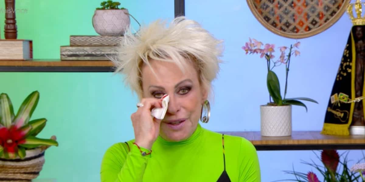 Ana Maria Braga se emocionou no "Mais Você" (Foto: Reprodução/TV Globo)