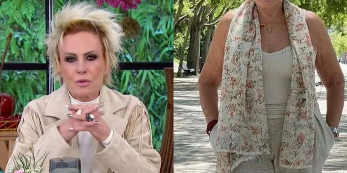 Ana Maria Braga nos estúdios do Mais Você (Reprodução: Montagem TV Foco)