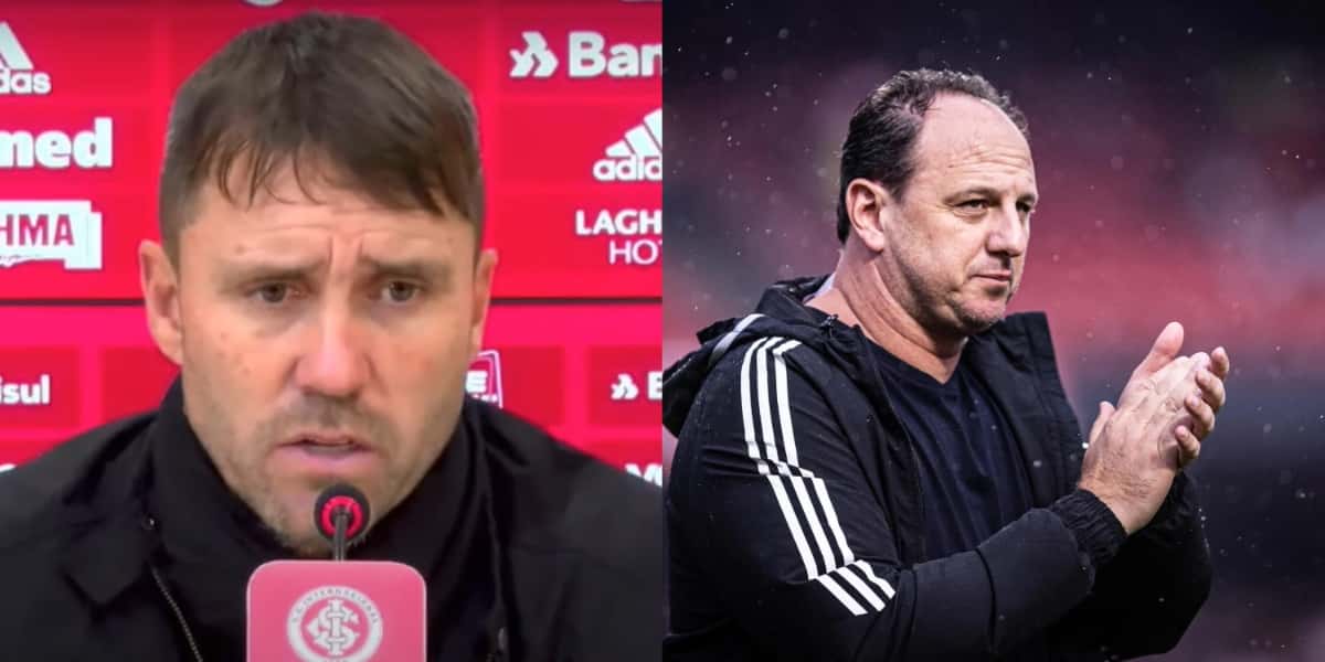 Coudet do Internacional perde craque para Rogério Ceni do Bahia - (Foto: Reprodução / Internet)