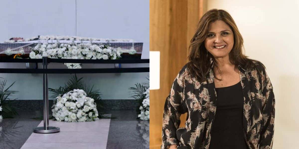 Velório de Elizangela e ausência de famosos (Reprodução: Montagem TV Foco)