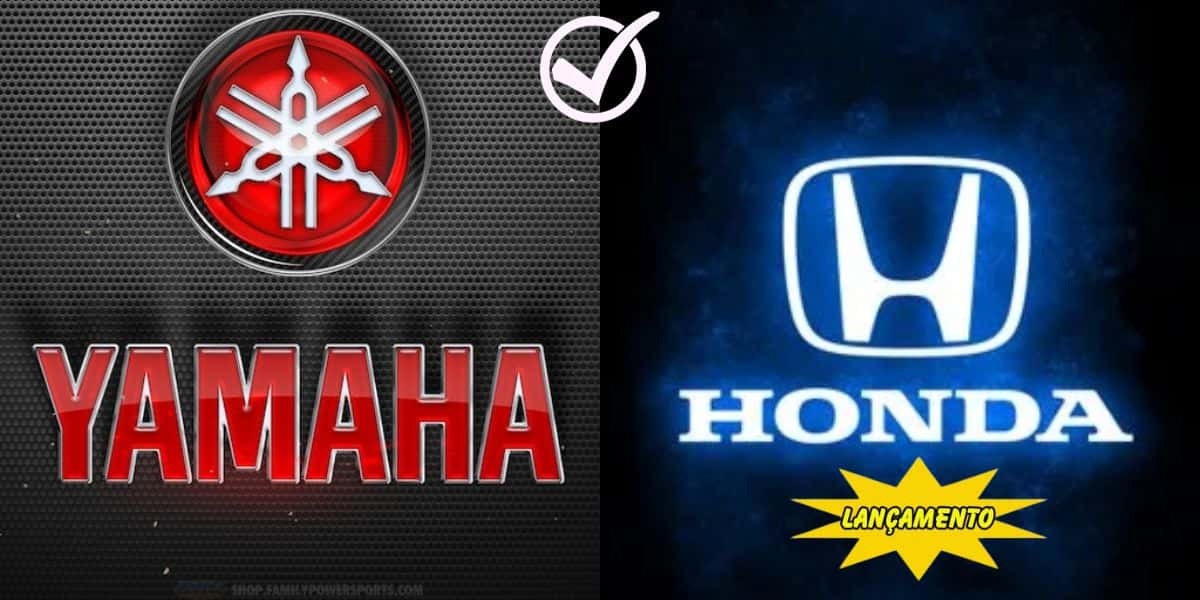 Logo da Yamaha e da Honda (Foto: Reprodução / Internet)