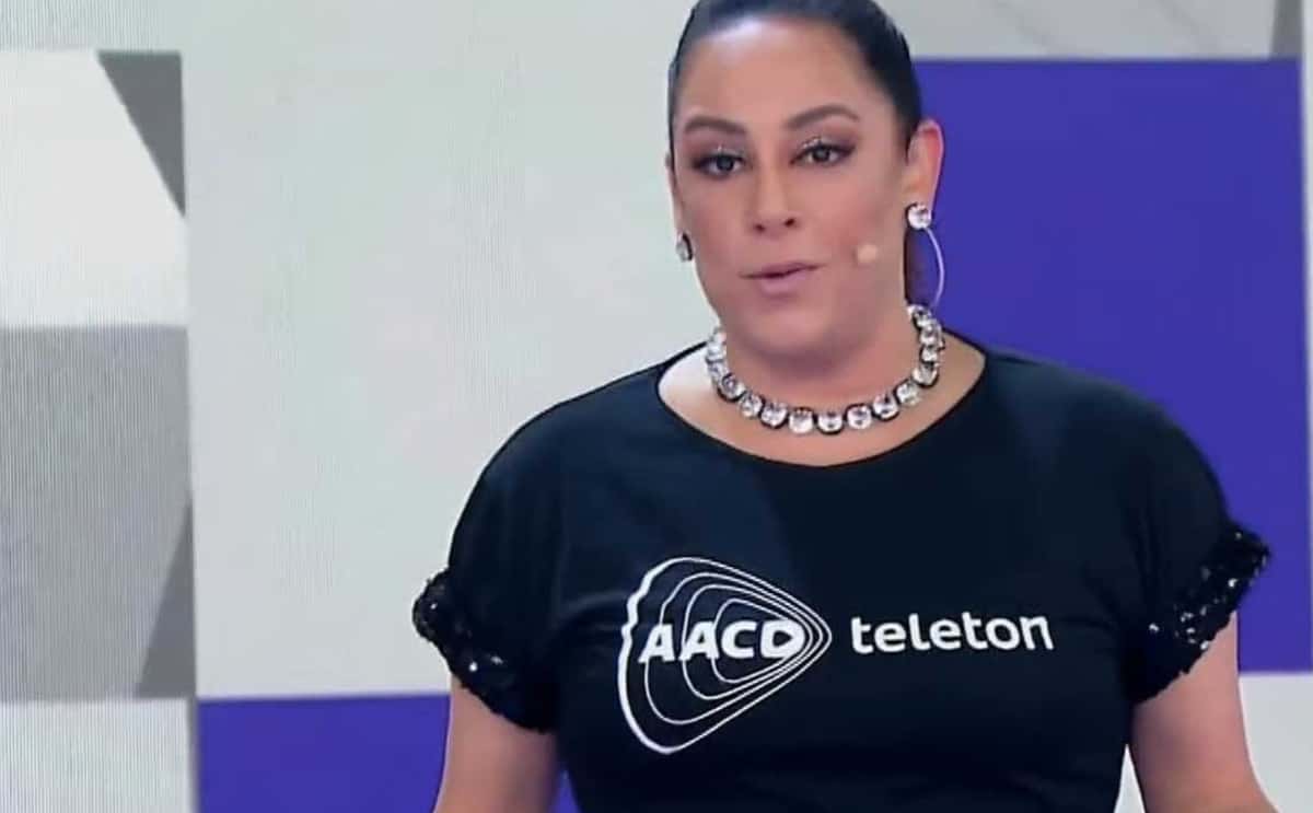 Silvia Abravanel no Teleton (Foto: Reprodução/Internet)