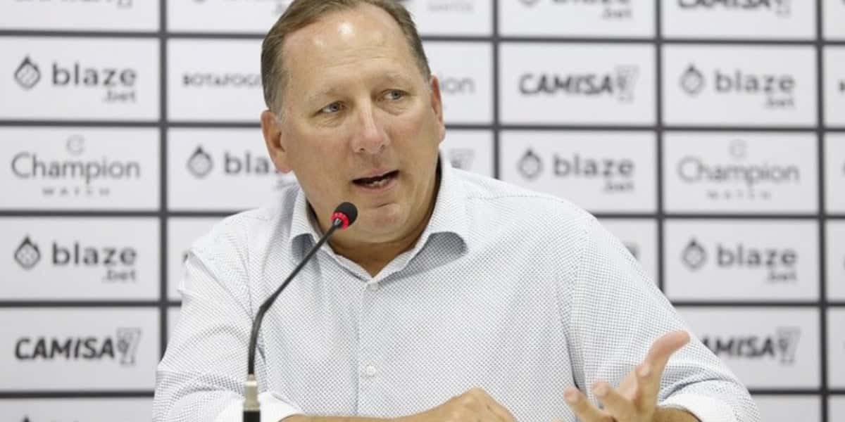 Textor acha 68 pontos para o Botafogo e expõe esquema - (Foto: Reprodução / Internet)