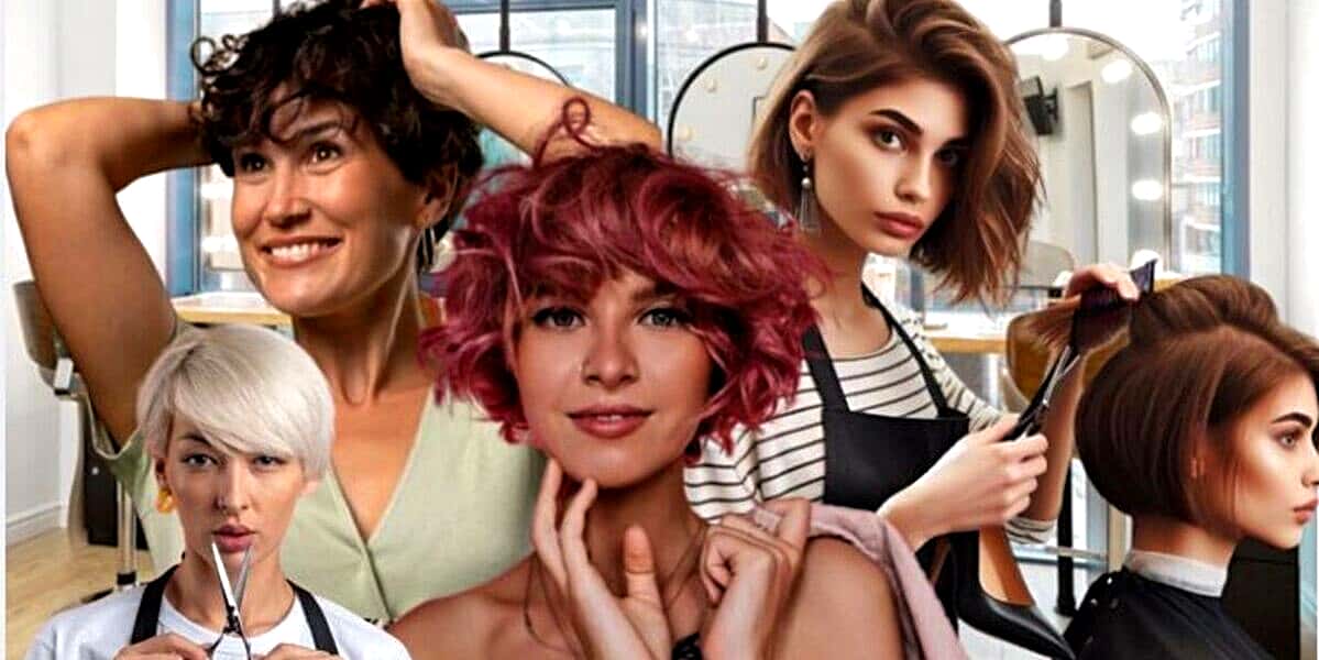 Cortes de cabelos curtos e repicados valorizam seus traços e te deixa ainda mais confiante (Foto Reprodução/Montagem/Tv Foco)