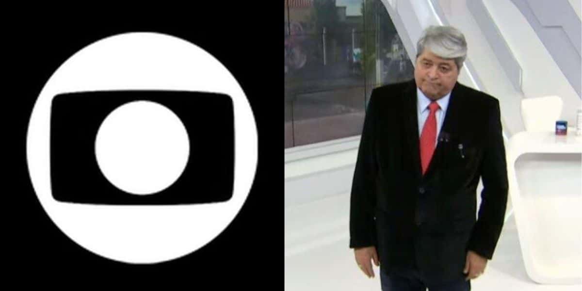 Globo em luto e Datena (Reprodução - Internet)