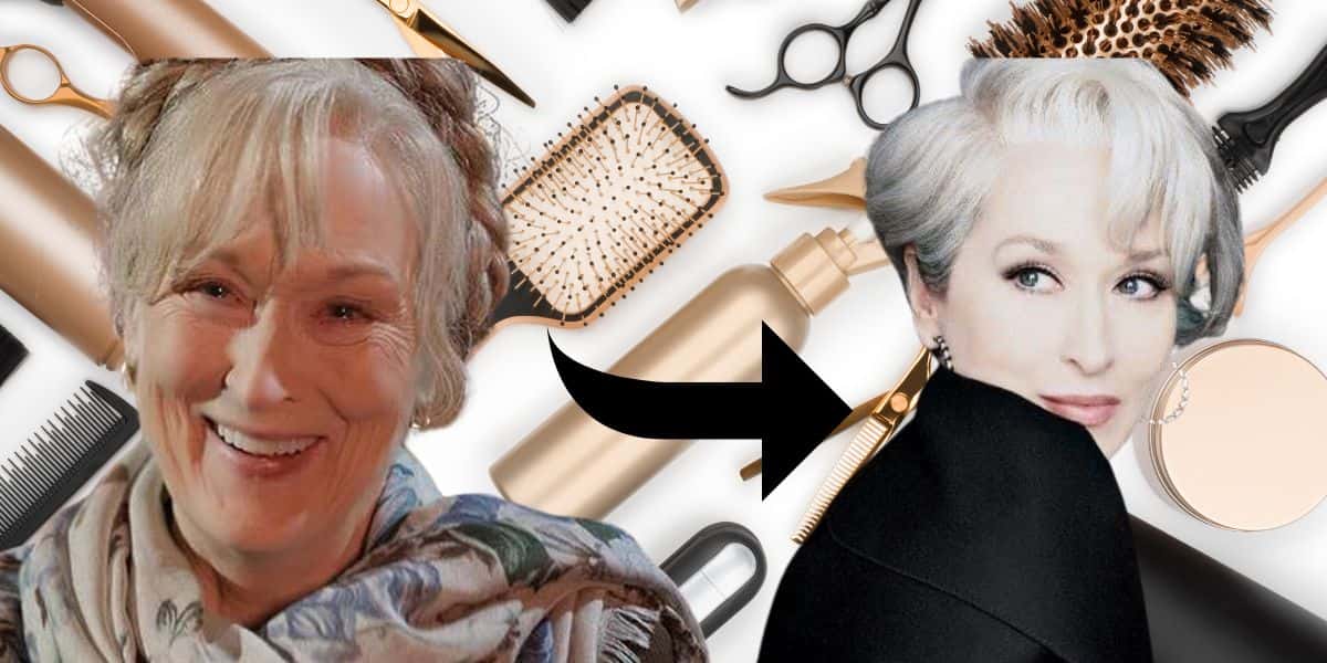 Meryl Streep mudança de cortes de cabelo que rejuvenescem - (Reprodução Internet)