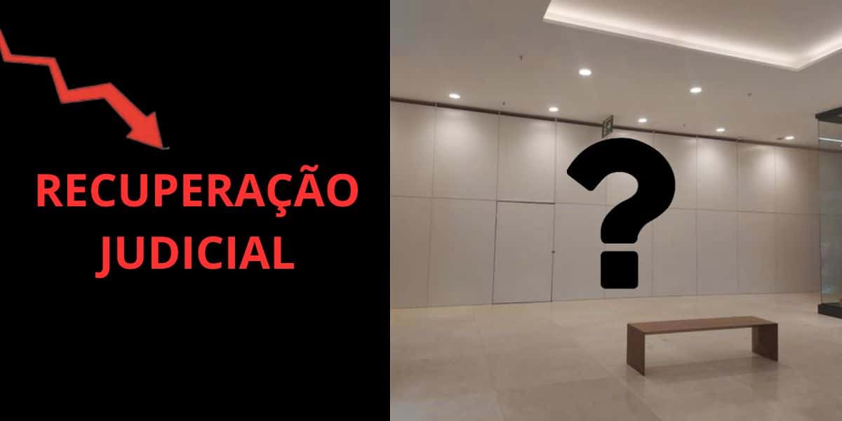 Recuperação judicial e varejista fechada (Fotos: Reproduções / Canva / Joyce Meriguetti))
