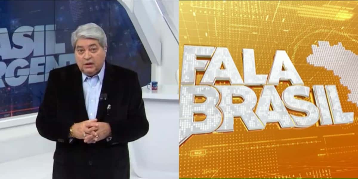 Datena e "Fala Brasil" tiveram extremos de audiência (Foto: Reprodução/Band/Record)