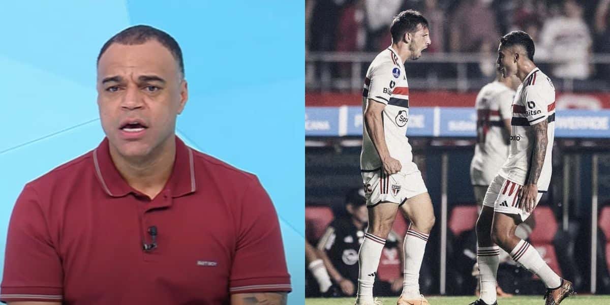 Denílson fala sobre saída de joia do São Paulo (Reprodução: Montagem TV Foco)