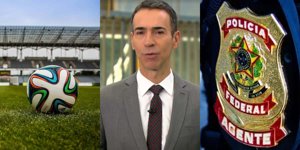 César Tralli expõe escândalos fo futebol que contou até com a Polícia Federal (Foto: Divulgação)