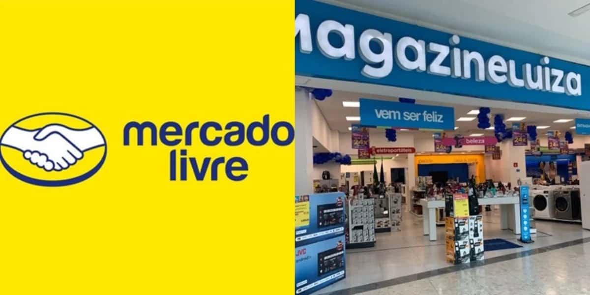 Magazine Luiza e Mercado Livre (Foto: Reprodução/Mercado Livre/Magazine Luiza)