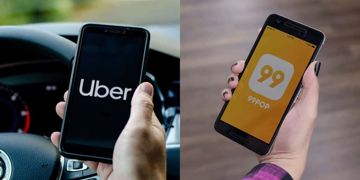 Rival da Uber e 99 chega com vitória aos motoristas (Reprodução: Montagem TV Foco)