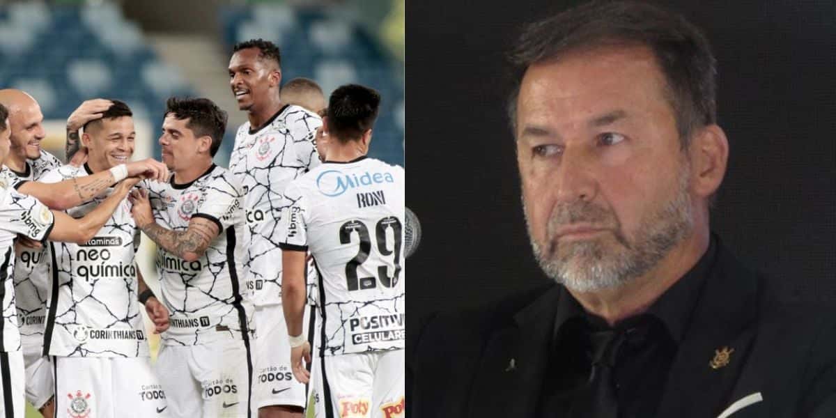 Augusto Melo sofre com 2 saídas do Corinthians (Reprodução/Montagem TV Foco)