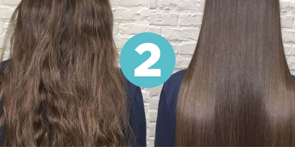 Antes e depois de alisamento no cabelo (Foto: Reprodução / Internet)