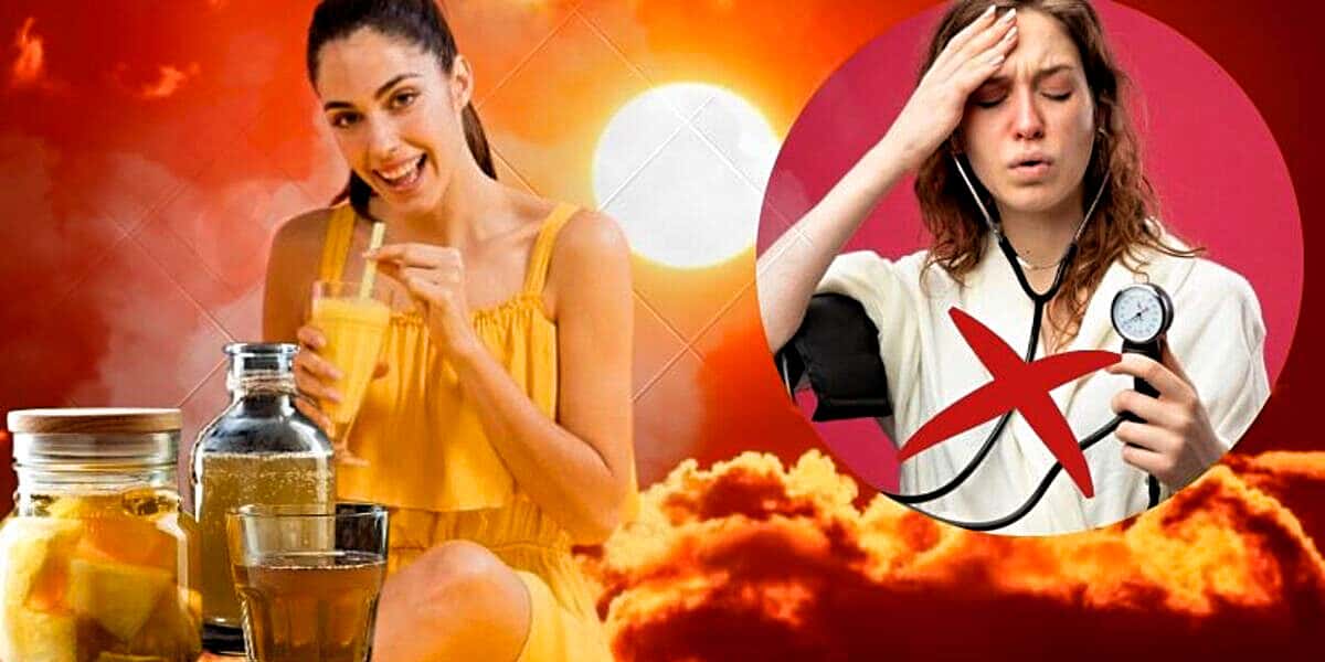Veja como se livrar do mal estar causado pela pressão baixa no calor intenso (Foto Reprodução/Montagem/Lennita/Tv Foco)