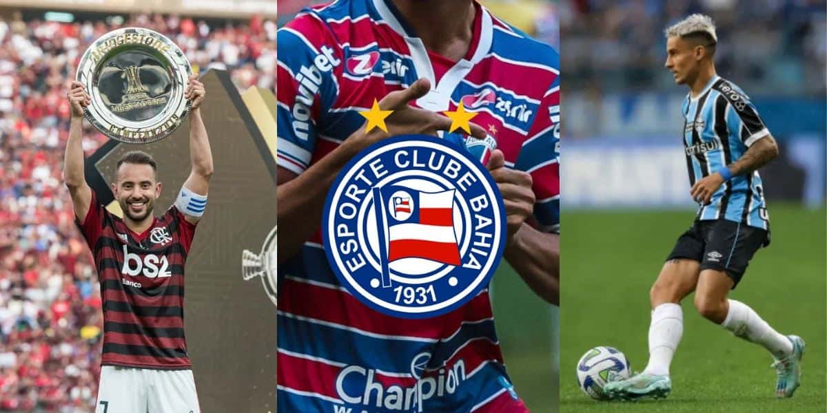 Everton Ribeiro, Caio Alexandre, Ferreirinha e Bahia (Reprodução - Internet)