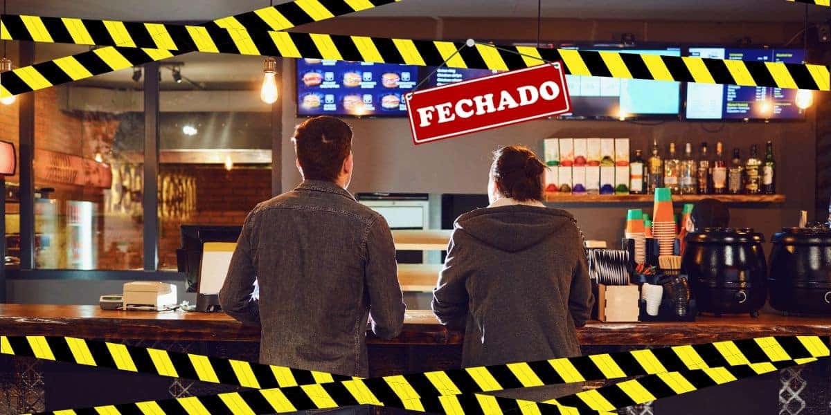 Fast-food fechado - Foto Reprodução Internet