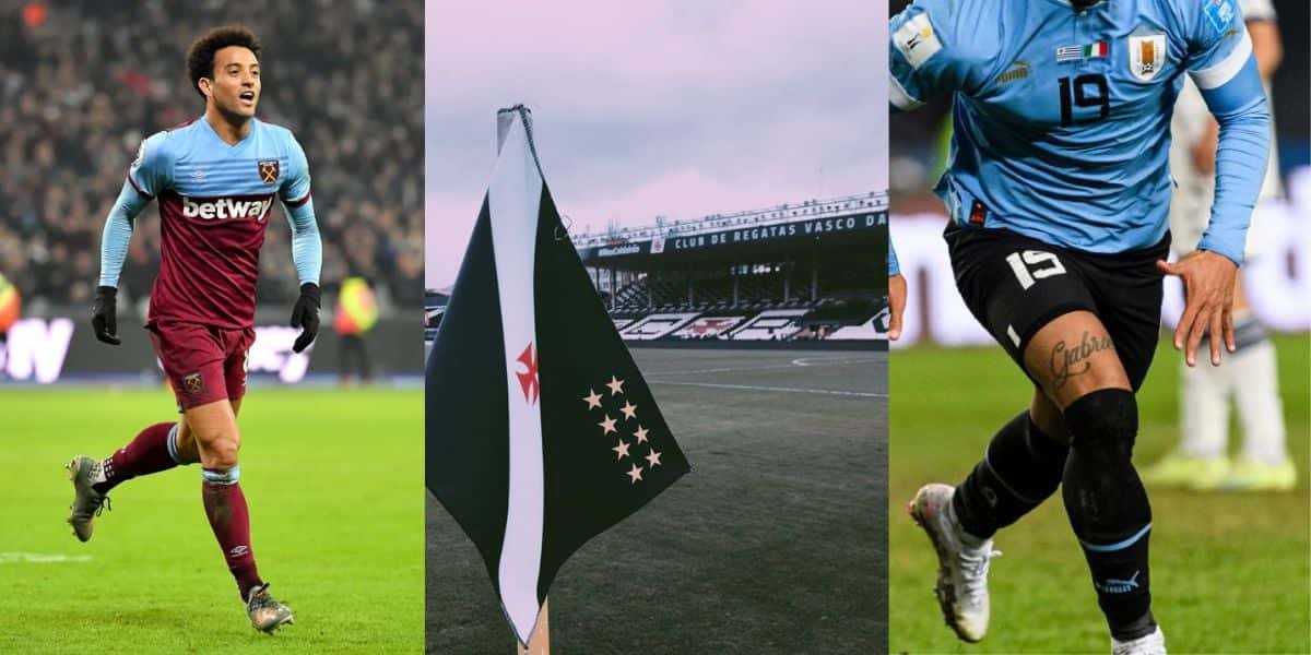 Felipe Anderson, Vasco e Luciano Rodriguez (Reprodução - Internet)