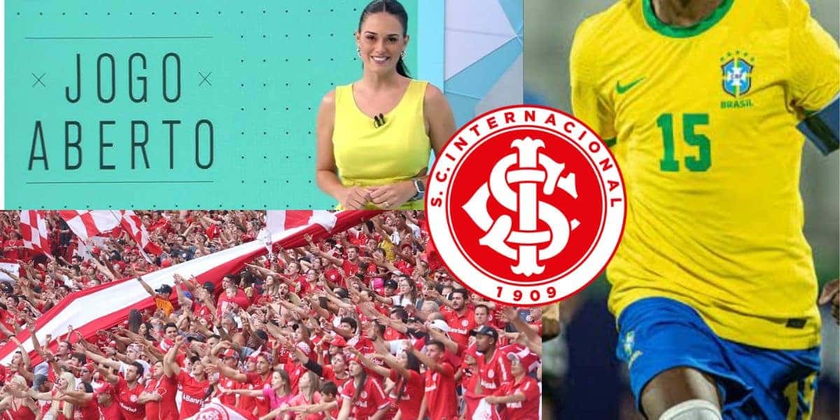 "Chega para reforçar": Substituta de Renata Fan para o Jogo Aberto com contratação matadora do Internacional - (Montagem Tv Foco)