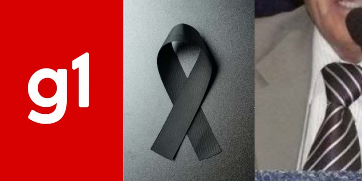 Jornal da Globo acaba de confirmar morte de jornalista - Montagem TVFOCO