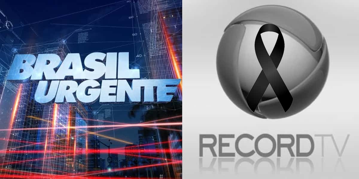 LUTO: Apresentador da Record teve morte confirmada no Brasil Urgente (Foto: Reprodução, Montagem TV Foco)
