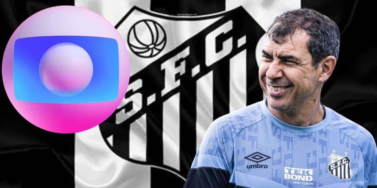 Logo da Globo, do Santos e Carille - Foto Reprodução Internet