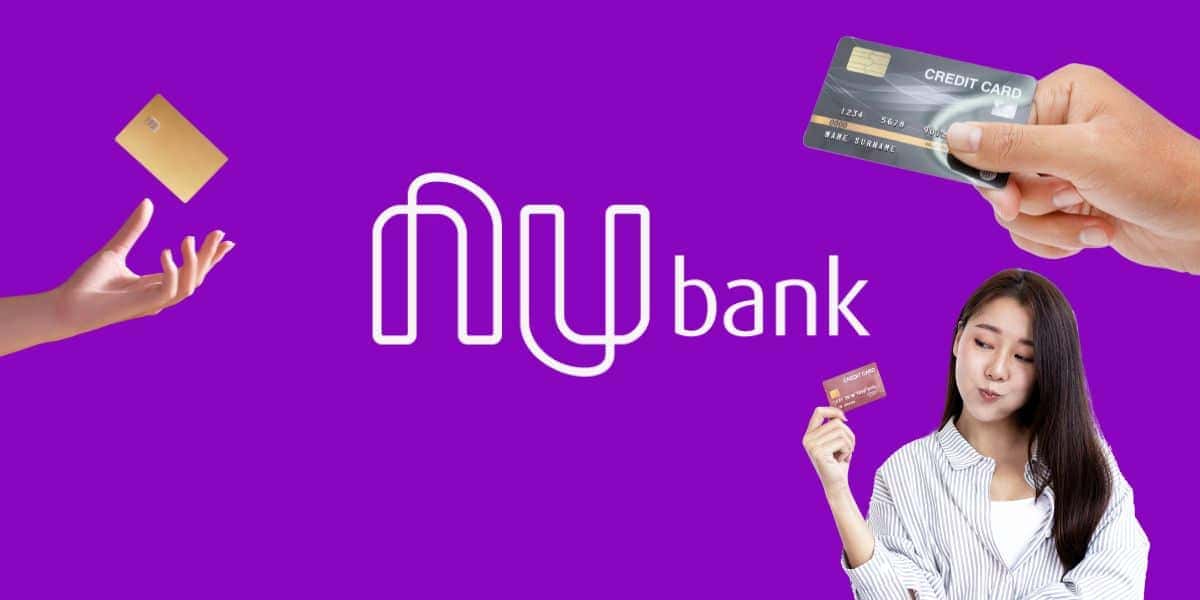 Logo do Nubank e cartão de credito - Foto Reprodução Internet